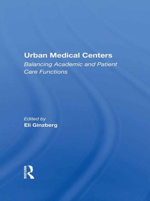cover image of Urban Medical Centers